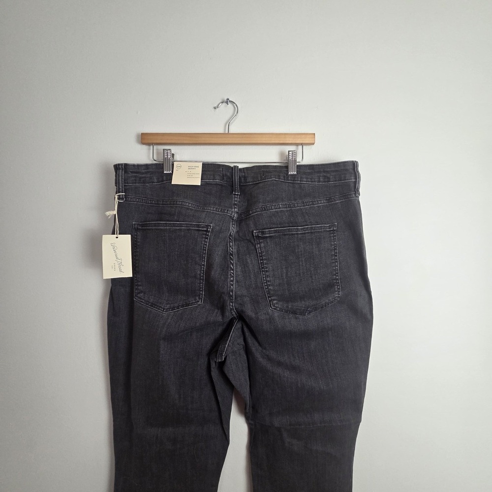 Universal Thread‎ Womens High-Rise Skinny Jeans Black Dark Wash 20W Regular NWT - Picture 6 of 9